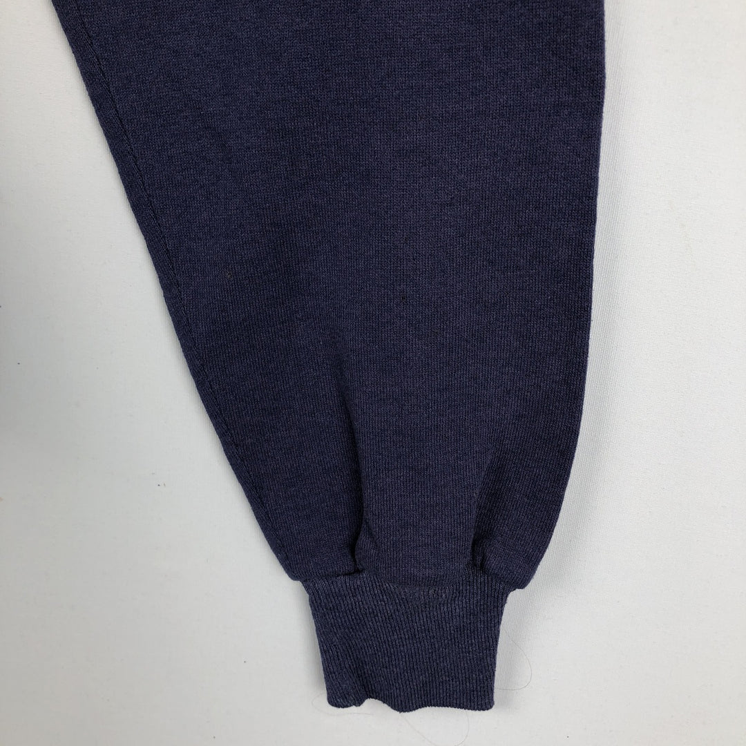 90'S Jerzees Plain Blank Sweatshirt Trainer Made in USA Men's Size L Vintage cotton blue type Vintage Second Hand