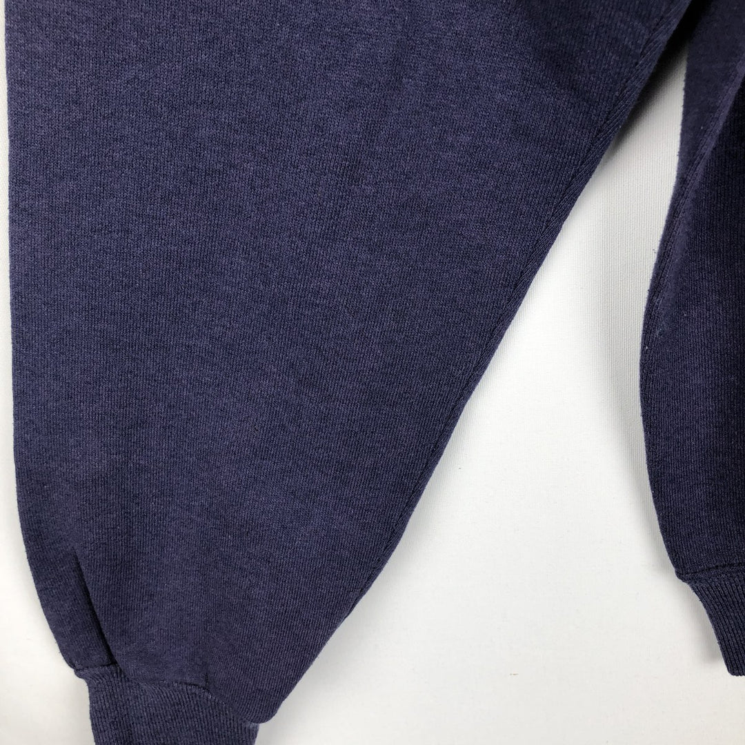 90'S Jerzees Plain Blank Sweatshirt Trainer Made in USA Men's Size L Vintage cotton blue type Vintage Second Hand