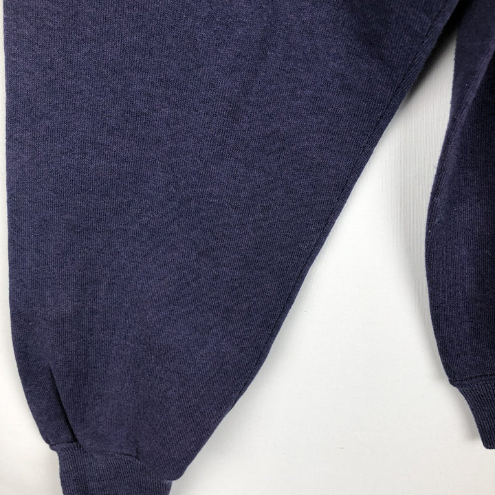 90'S Jerzees Plain Blank Sweatshirt Trainer Made in USA Men's Size L Vintage cotton blue type Vintage Second Hand