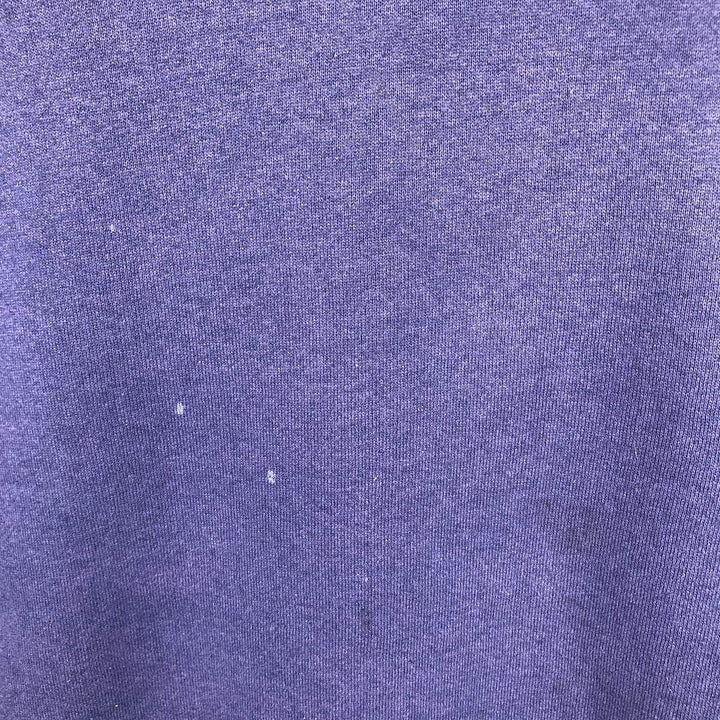 90'S Jerzees Plain Blank Sweatshirt Trainer Made in USA Men's Size L Vintage cotton blue type Vintage Second Hand