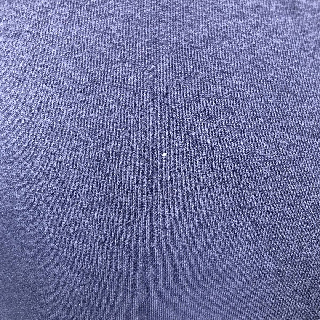 90'S Jerzees High Cotton Plain Blank Sweatshirt, Made in USA, Men's XL equivalent, Vintage cotton navy blue type Vintage Second Hand