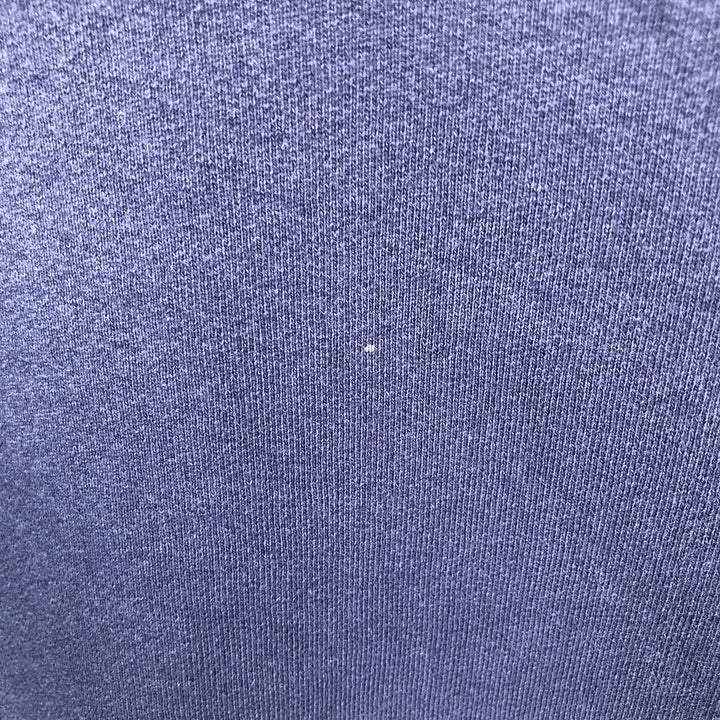 90'S Jerzees High Cotton Plain Blank Sweatshirt, Made in USA, Men's XL equivalent, Vintage cotton navy blue type Vintage Second Hand