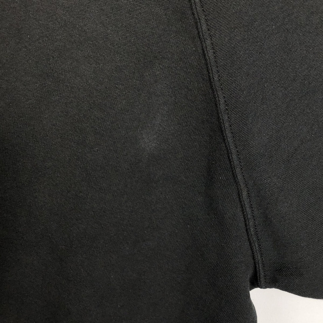 90'S Jerzees Plain Blank Sweatshirt Trainer Made in USA Men's Size L Vintage cotton black type Vintage Second Hand