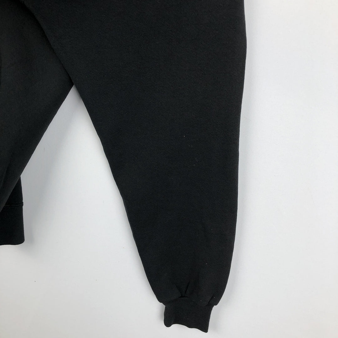 90'S Jerzees Plain Blank Sweatshirt Trainer Made in USA Men's Size L Vintage cotton black type Vintage Second Hand
