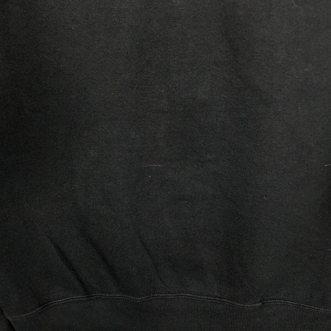 90'S Jerzees Plain Blank Sweatshirt Trainer Made in USA Men's Size L Vintage cotton black type Vintage Second Hand