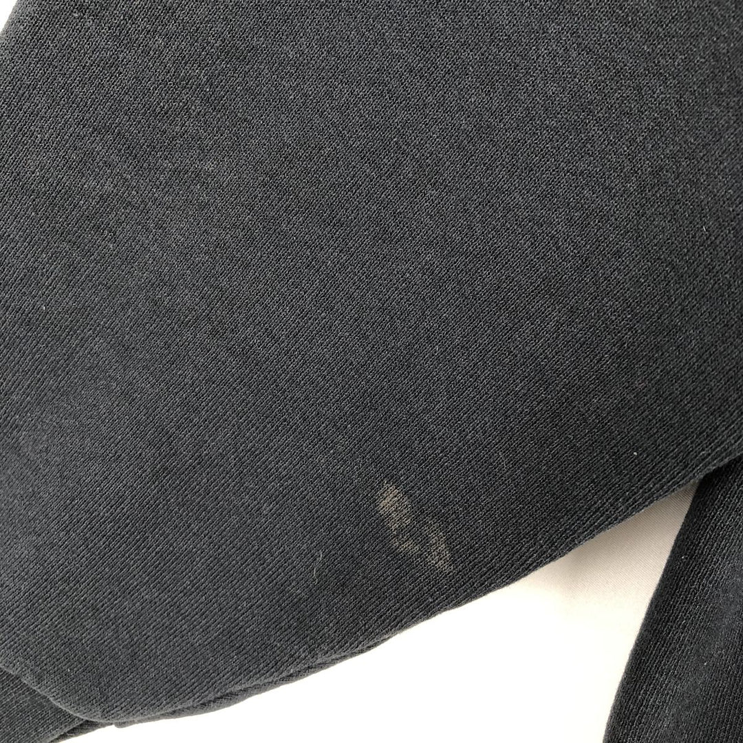 90'S Fruit of the Loom plain blank sweatshirt, made in the USA, men's size L, vintage cotton black type Vintage Second Hand