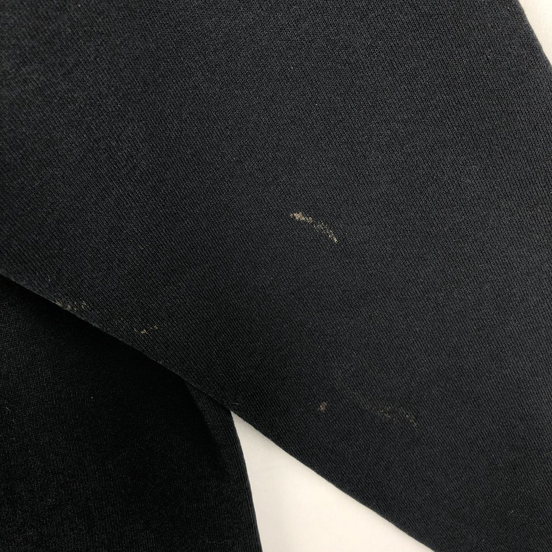 90'S Fruit of the Loom plain blank sweatshirt, made in the USA, men's size L, vintage cotton black type Vintage Second Hand