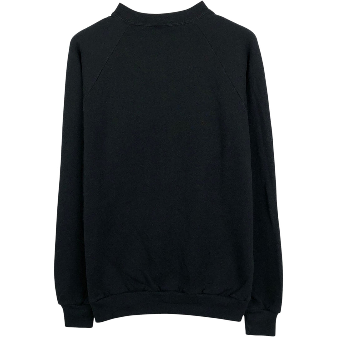 Vintage 1980'S Jerzees plain blank sweatshirt, made in the USA, men's size XL cotton black type Vintage Second Hand