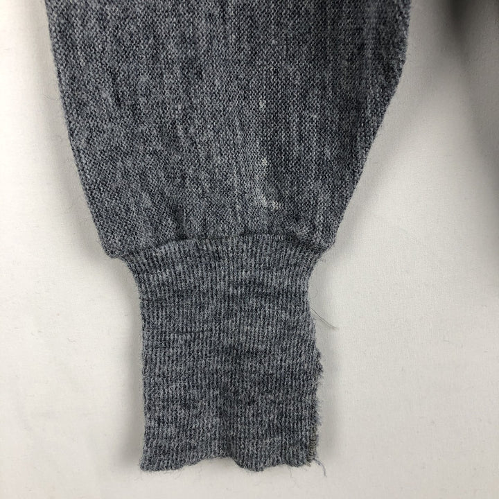Buckingham Acrylic Knit Cardigan, Made in USA, Men's Size XL Oron Acrylic gray type Vintage Second Hand