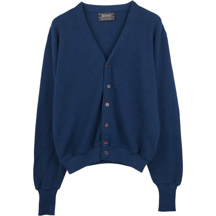 1990'S Jantzen knit cardigan, men's size M equivalent, vintage. unclear Navy blue Vintage Second Hand