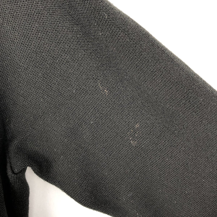 90'S IZOD acrylic knit cardigan, made in the USA, men's size L, vintage acrylic black type Vintage Second Hand
