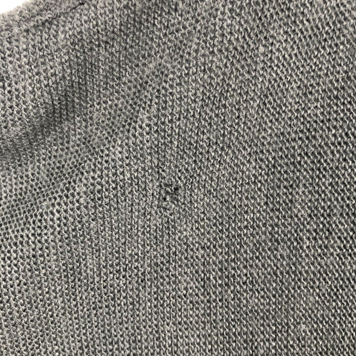 Vintage 90'S IZOD knit cardigan, made in the USA, men's size XL unclear Charcoal Vintage Second Hand