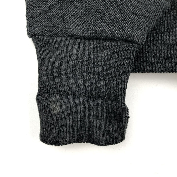 Cypress Links Acrylic Knit Cardigan, Made in USA, Men's Size L acrylic black type Vintage Second Hand