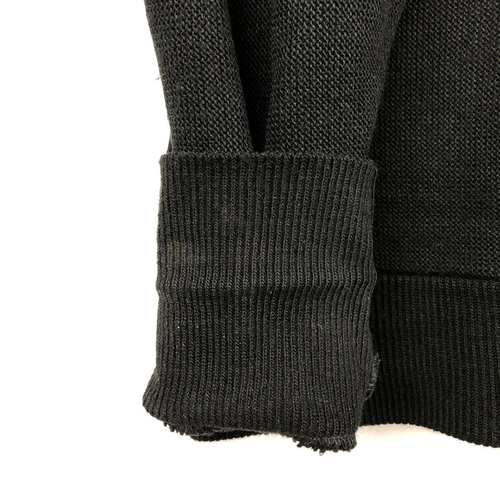 Cypress Links Acrylic Knit Cardigan, Made in USA, Men's Size L acrylic black type Vintage Second Hand