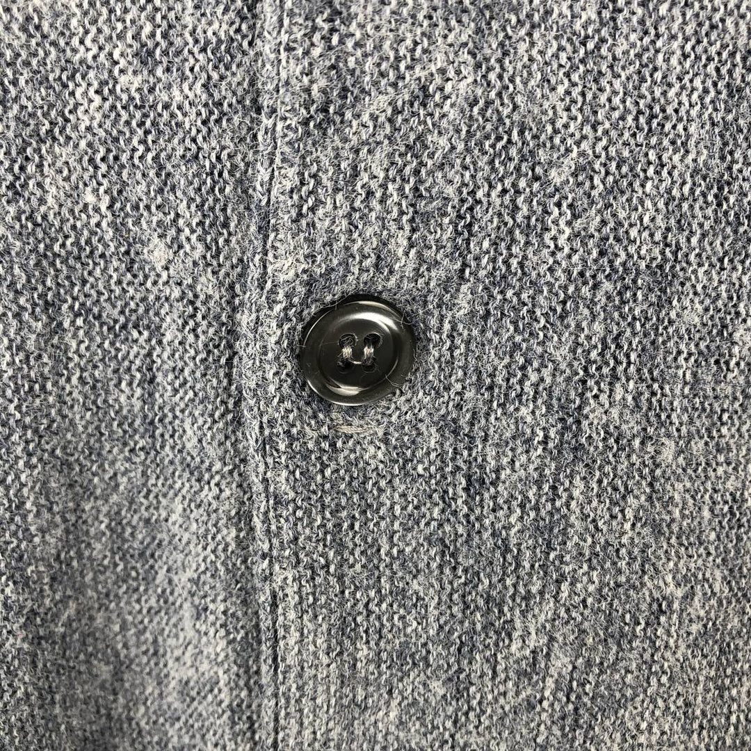 1980'S Arnold Palmer Acrylic Knit Cardigan, Made in USA, Men's Size L (approx.), Vintage acrylic gray type Vintage Second Hand