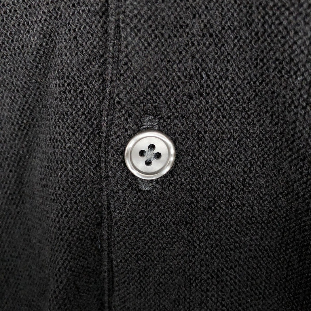 90'S IZOD acrylic knit cardigan, made in the USA, men's size XL, vintage acrylic black type Vintage Second Hand