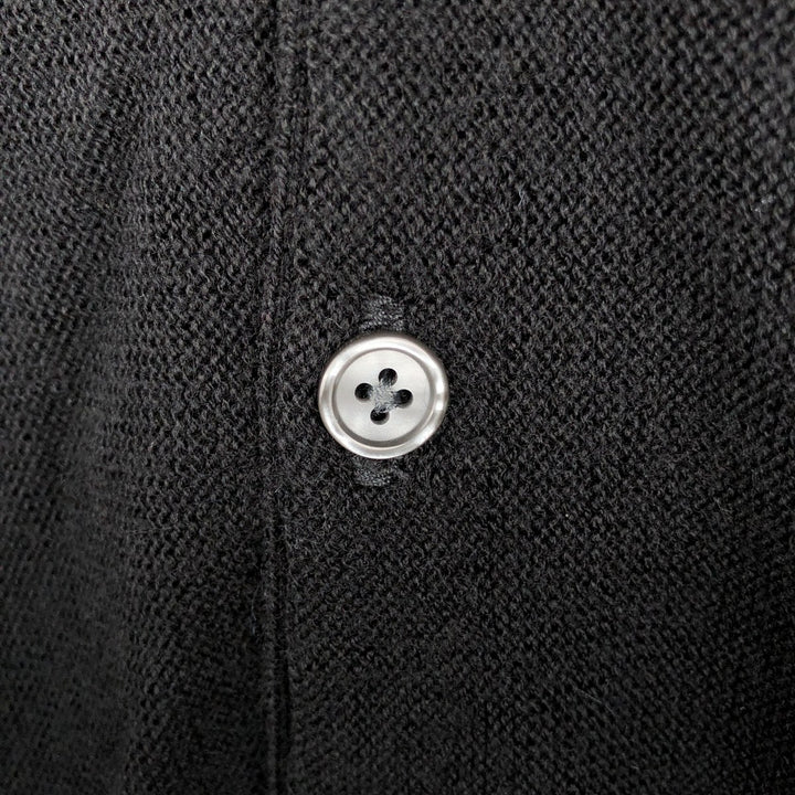 90'S IZOD acrylic knit cardigan, made in the USA, men's size XL, vintage acrylic black type Vintage Second Hand