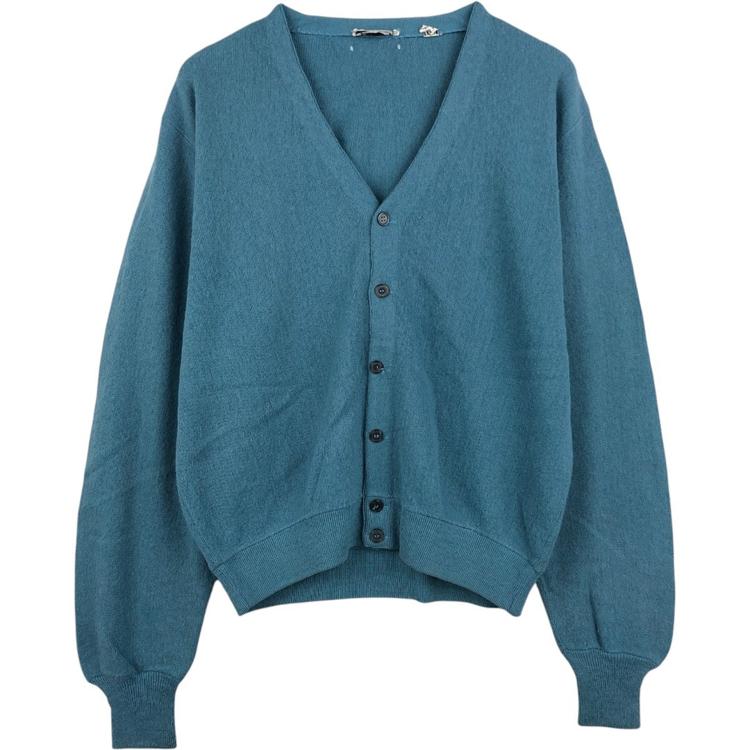 The Emporium California acrylic knit cardigan, men's size XL (equivalent), vintage. Oron Acrylic Blue type light blue Vintage Second Hand
