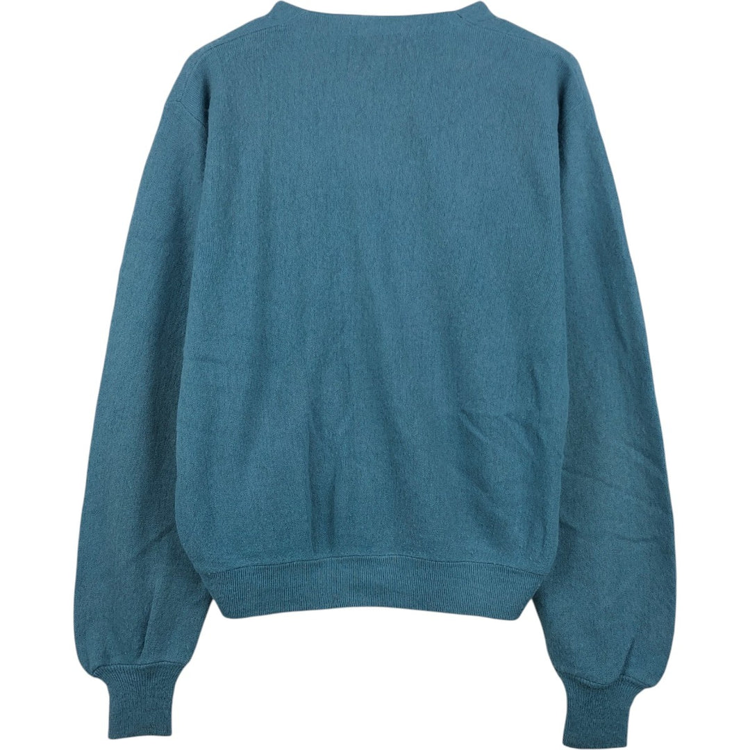 The Emporium California acrylic knit cardigan, men's size XL (equivalent), vintage. Oron Acrylic Blue type light blue Vintage Second Hand