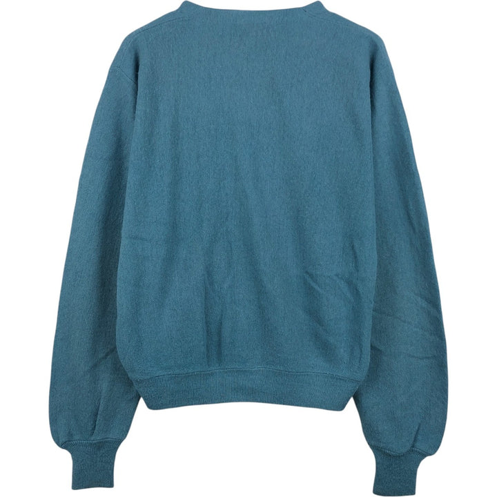 The Emporium California acrylic knit cardigan, men's size XL (equivalent), vintage. Oron Acrylic Blue type light blue Vintage Second Hand