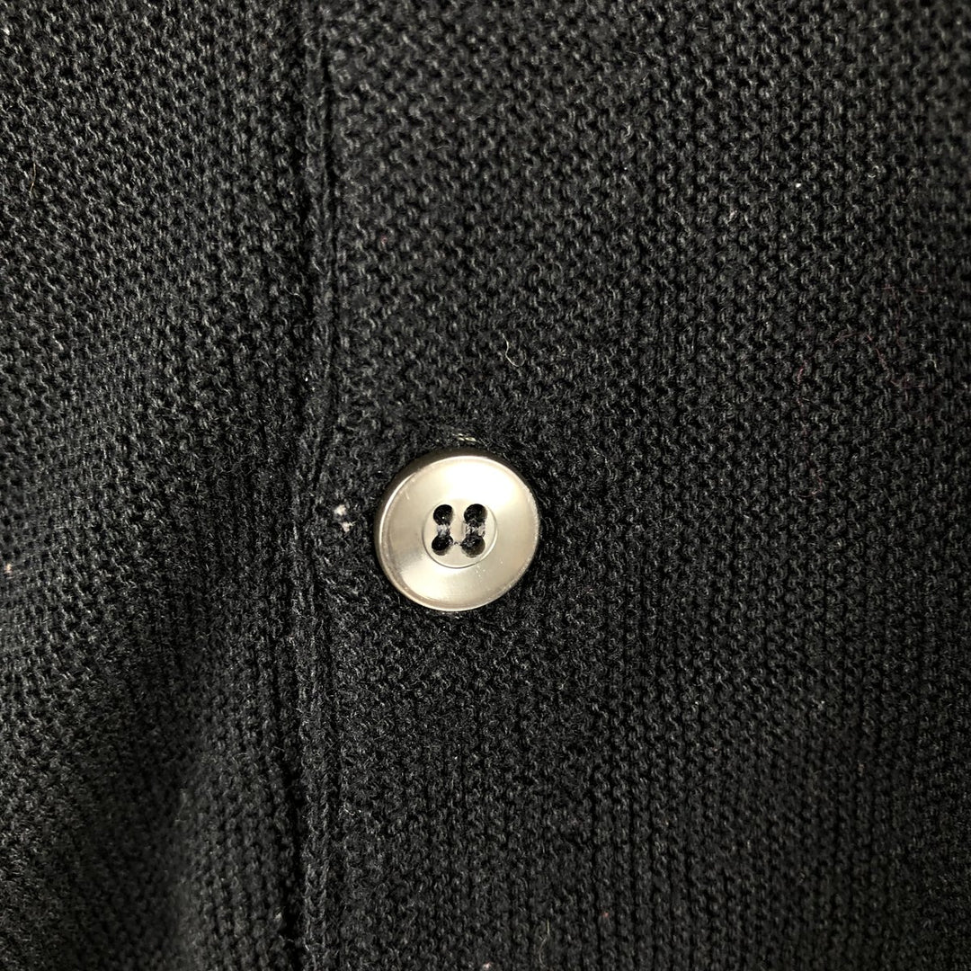 1970'S KING ROAD Sears Acrylic Knit Cardigan, Men's Size S (approx.), Vintage Oron Acrylic navy blue type Vintage Second Hand