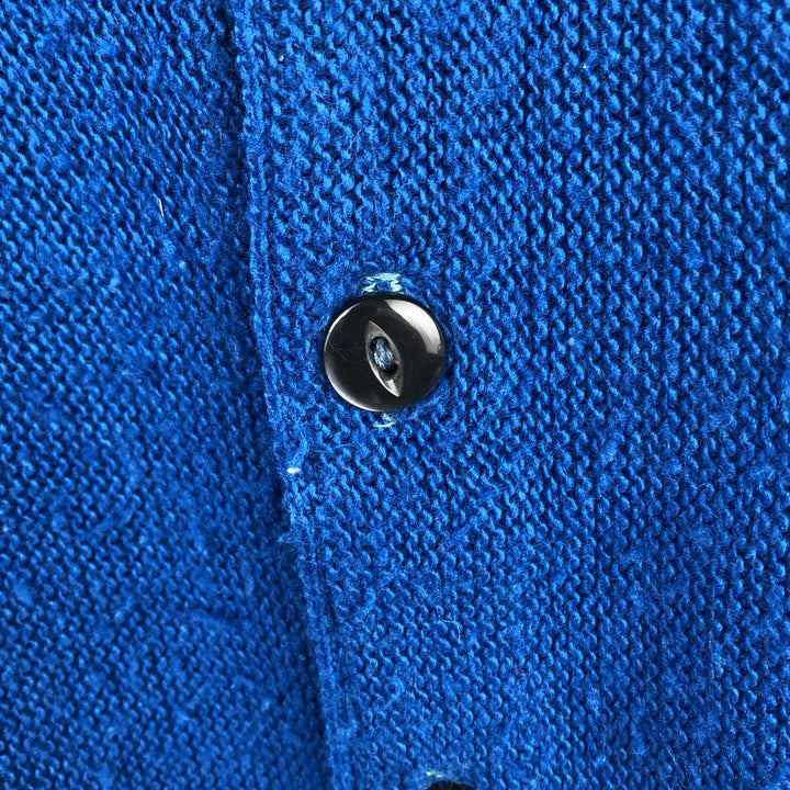 1960s-1970'S Town Craft Acrylic Knit Cardigan, Men's Size M (approx.), Vintage Oron Acrylic blue type Vintage Second Hand