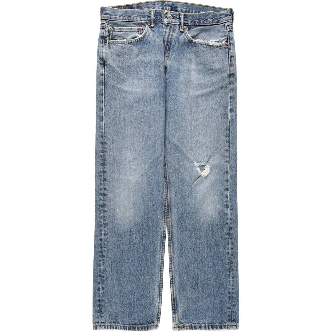 Levi's 00505-4886 Tapered Denim Pants, Men's W35 equivalent. cotton blue type Vintage Second Hand