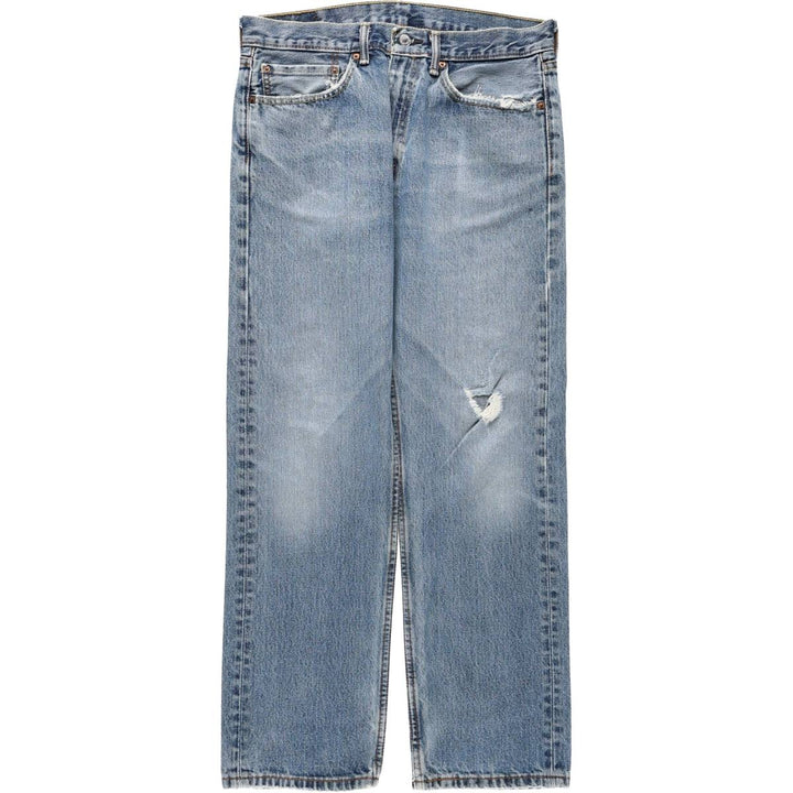 Levi's 00505-4886 Tapered Denim Pants, Men's W35 equivalent. cotton blue type Vintage Second Hand