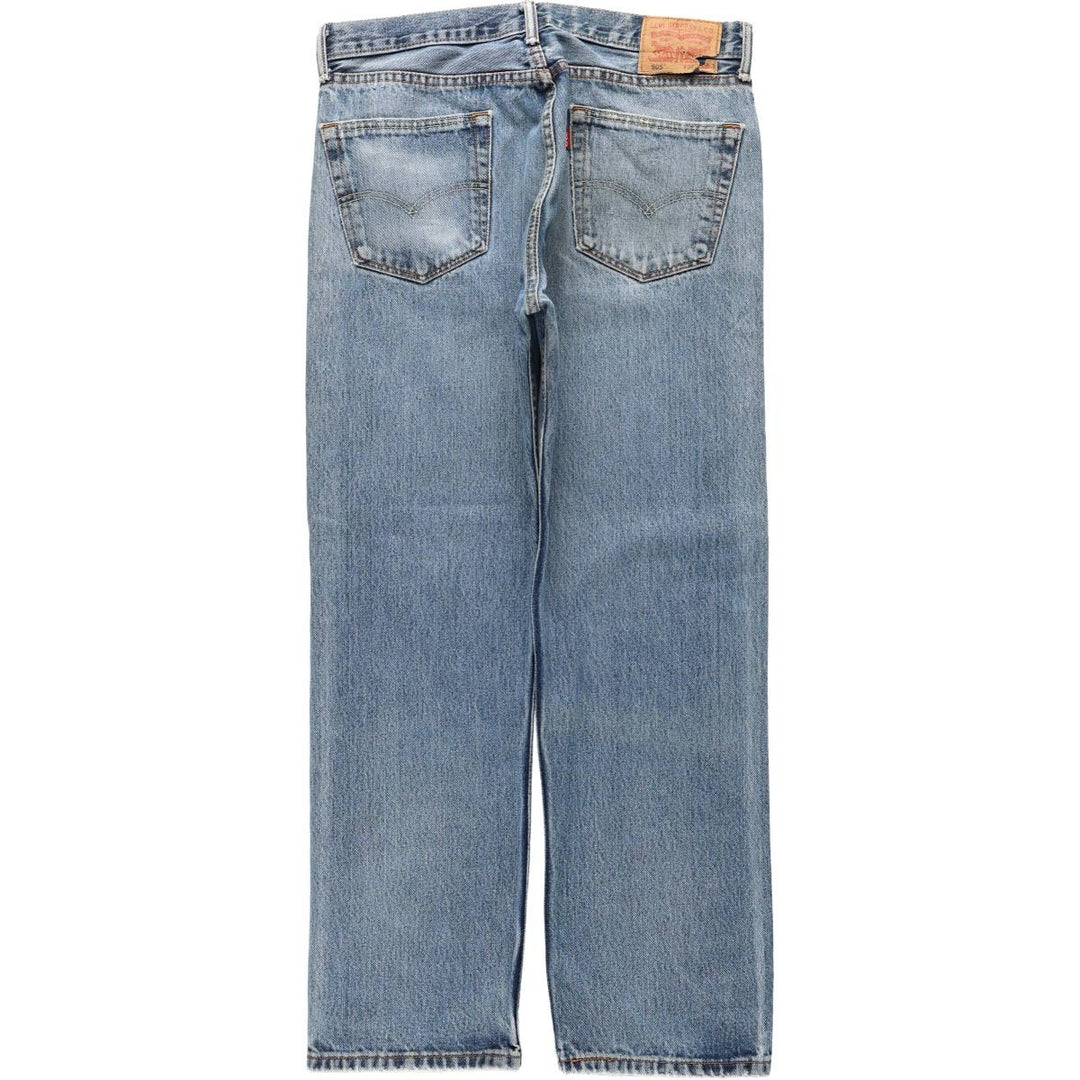 Levi's 00505-4886 Tapered Denim Pants, Men's W35 equivalent. cotton blue type Vintage Second Hand