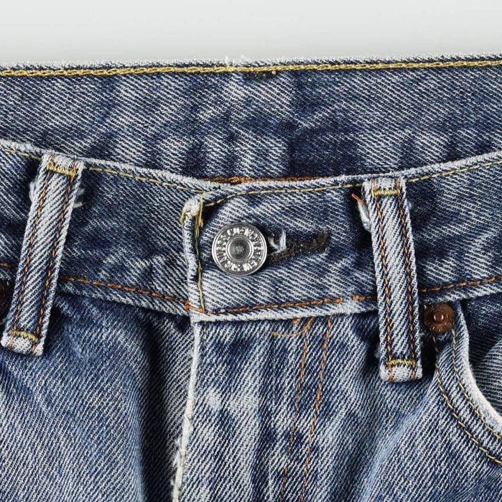 Levi's 00505-4886 Tapered Denim Pants, Men's W35 equivalent. cotton blue type Vintage Second Hand