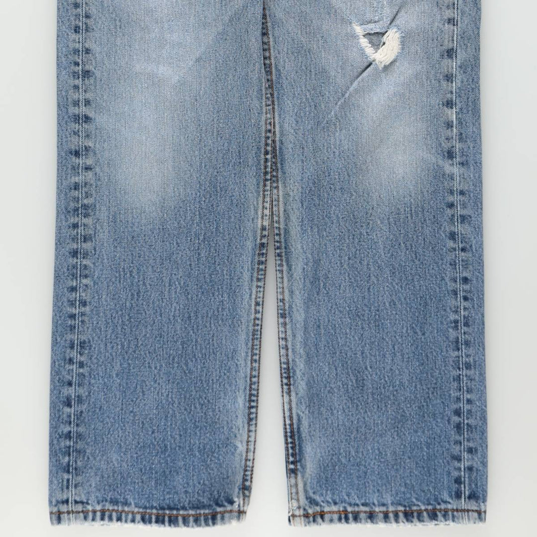 Levi's 00505-4886 Tapered Denim Pants, Men's W35 equivalent. cotton blue type Vintage Second Hand