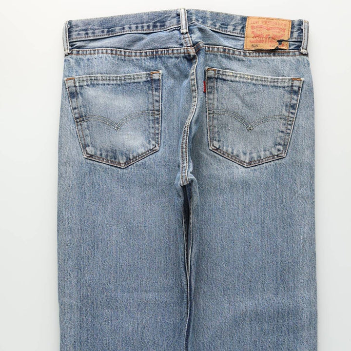 Levi's 00505-4886 Tapered Denim Pants, Men's W35 equivalent. cotton blue type Vintage Second Hand