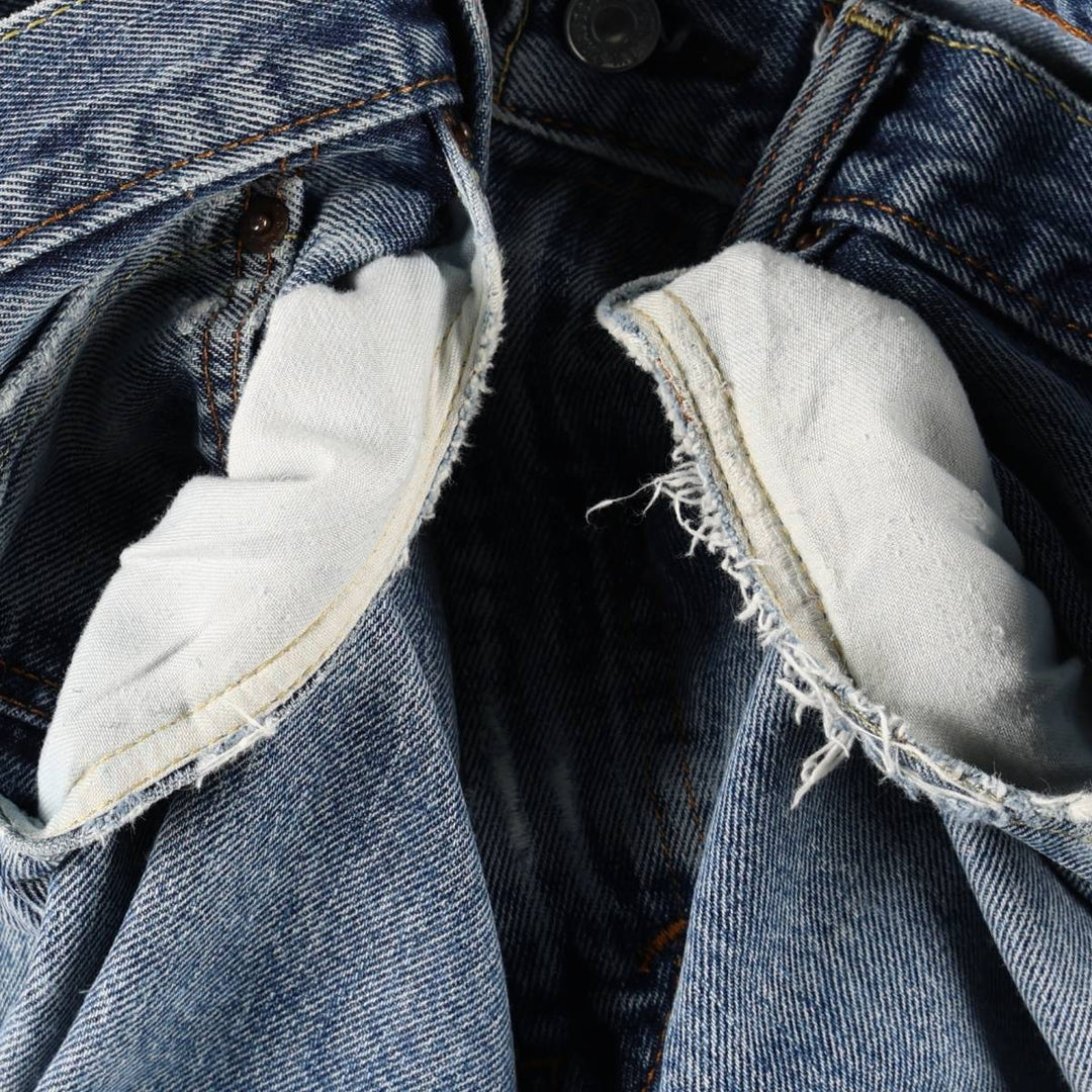 Levi's 00505-4886 Tapered Denim Pants, Men's W35 equivalent. cotton blue type Vintage Second Hand