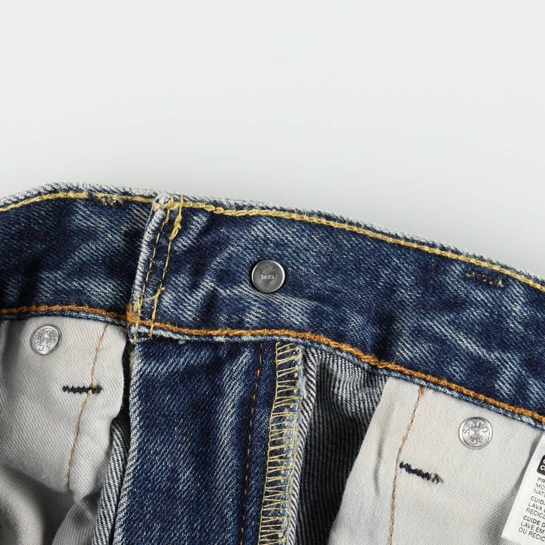 Levi's 00505-4886 Tapered Denim Pants, Men's W35 equivalent. cotton blue type Vintage Second Hand