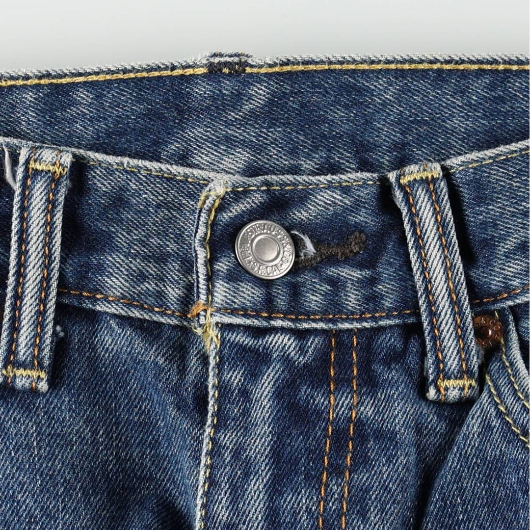 Levi's 00505-4886 Tapered Denim Pants, Men's W35 equivalent. cotton blue type Vintage Second Hand