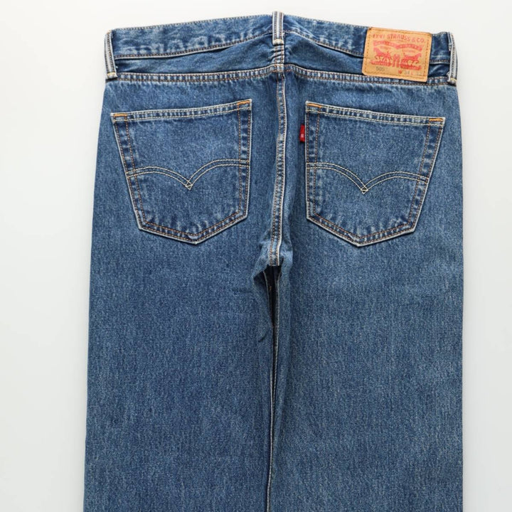 Levi's 00505-4886 Tapered Denim Pants, Men's W35 equivalent. cotton blue type Vintage Second Hand