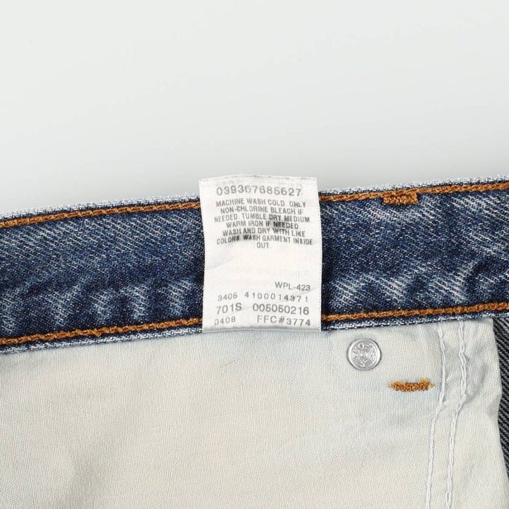 2000'S Levi's 00505-0216 Tapered Denim Pants, Men's W37 (approx.) cotton blue type Vintage Second Hand