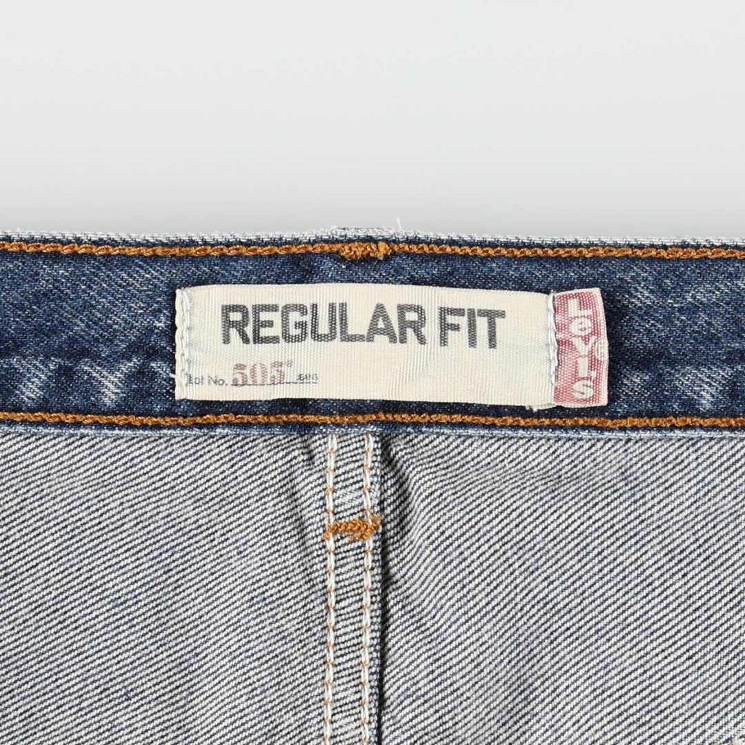 2000'S Levi's 00505-0216 Tapered Denim Pants, Men's W37 (approx.) cotton blue type Vintage Second Hand