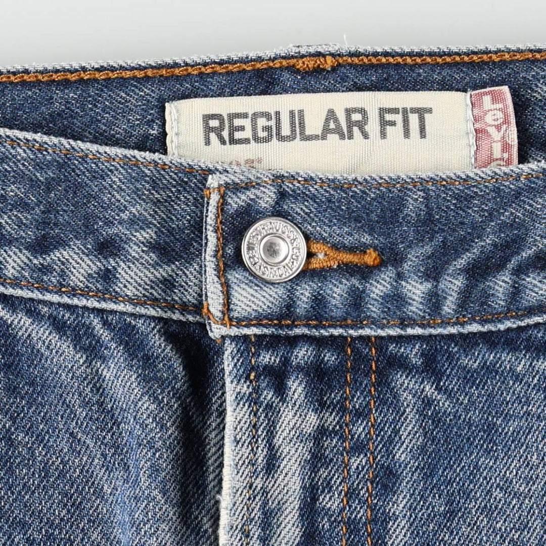2000'S Levi's 00505-0216 Tapered Denim Pants, Men's W37 (approx.) cotton blue type Vintage Second Hand