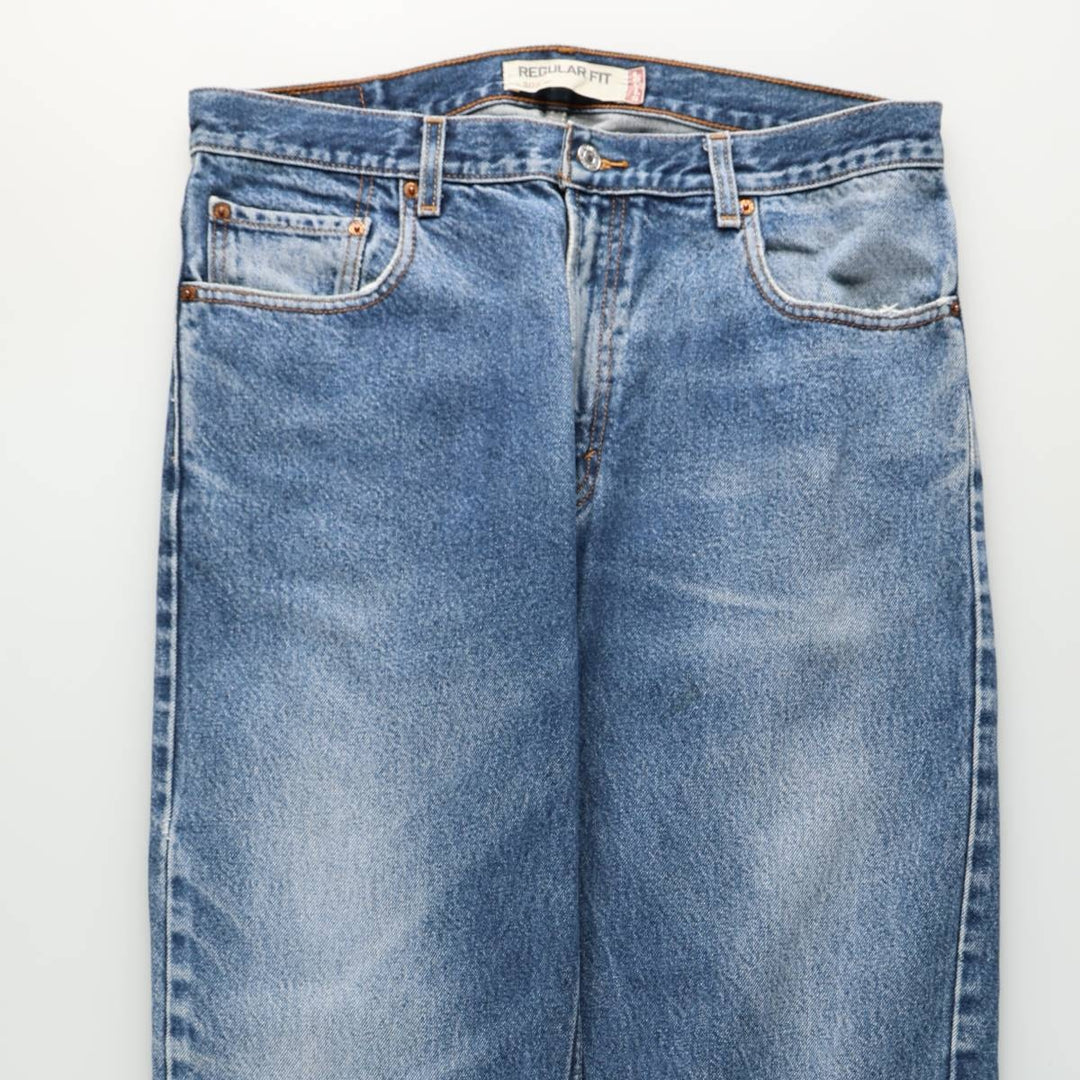 2000'S Levi's 00505-0216 Tapered Denim Pants, Men's W37 (approx.) cotton blue type Vintage Second Hand