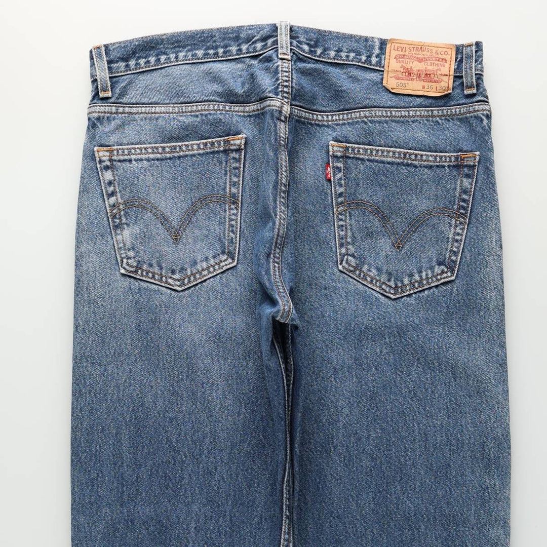 2000'S Levi's 00505-0216 Tapered Denim Pants, Men's W37 (approx.) cotton blue type Vintage Second Hand