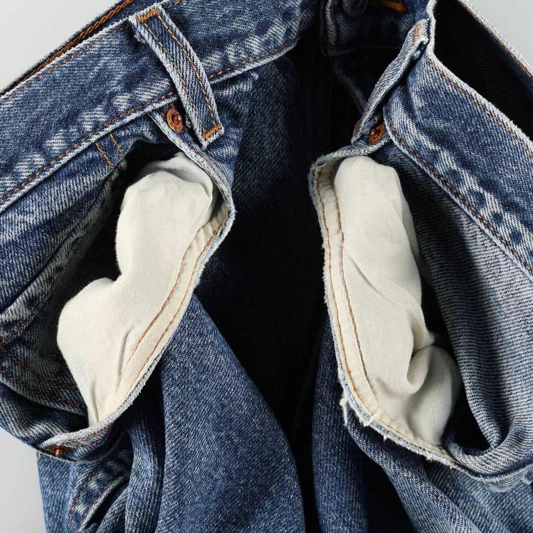 2000'S Levi's 00505-0216 Tapered Denim Pants, Men's W37 (approx.) cotton blue type Vintage Second Hand