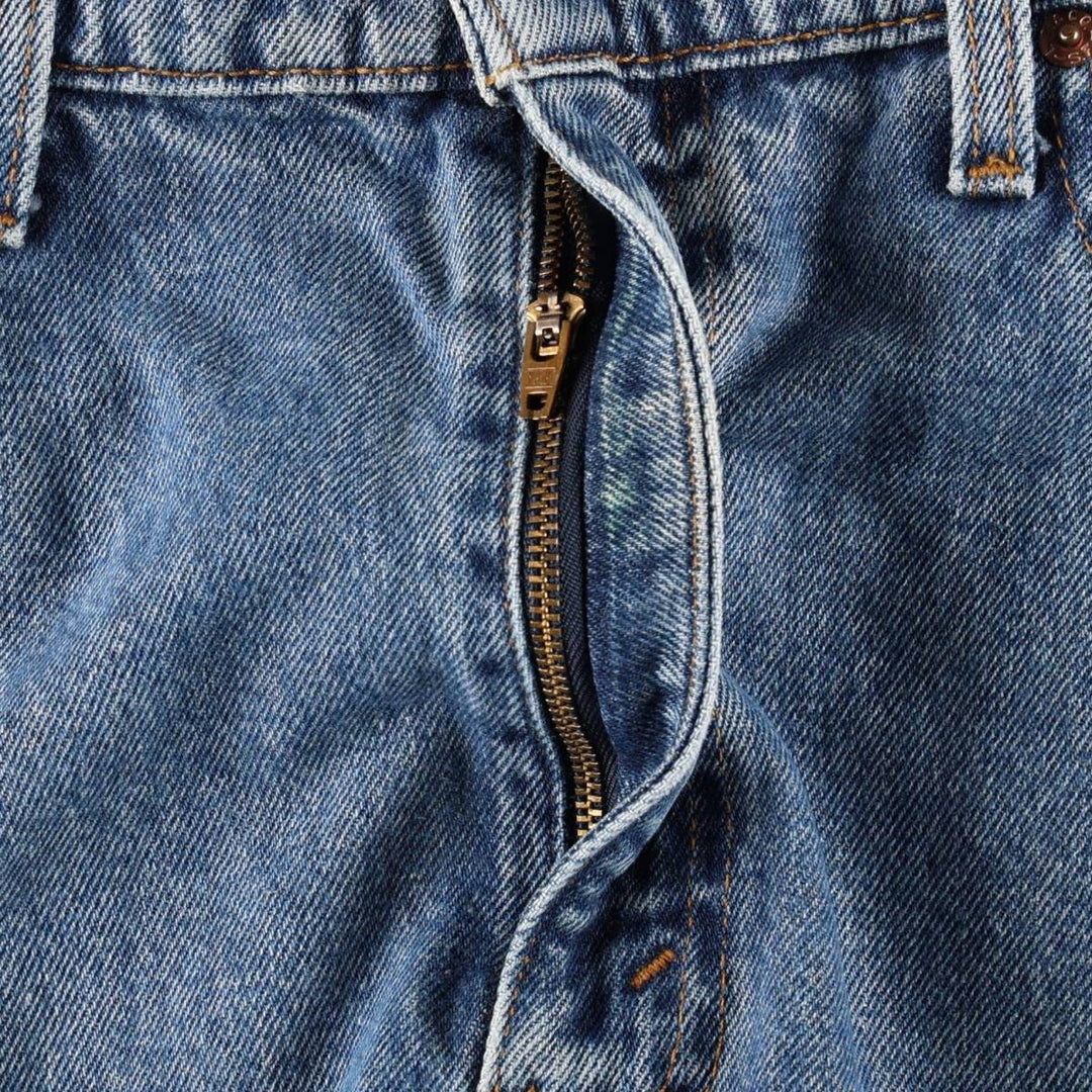 90'S Levi's 505 REGULAR FIT STRAIGHT LEG tapered denim pants for men, size W34, vintage cotton blue type Vintage Second Hand