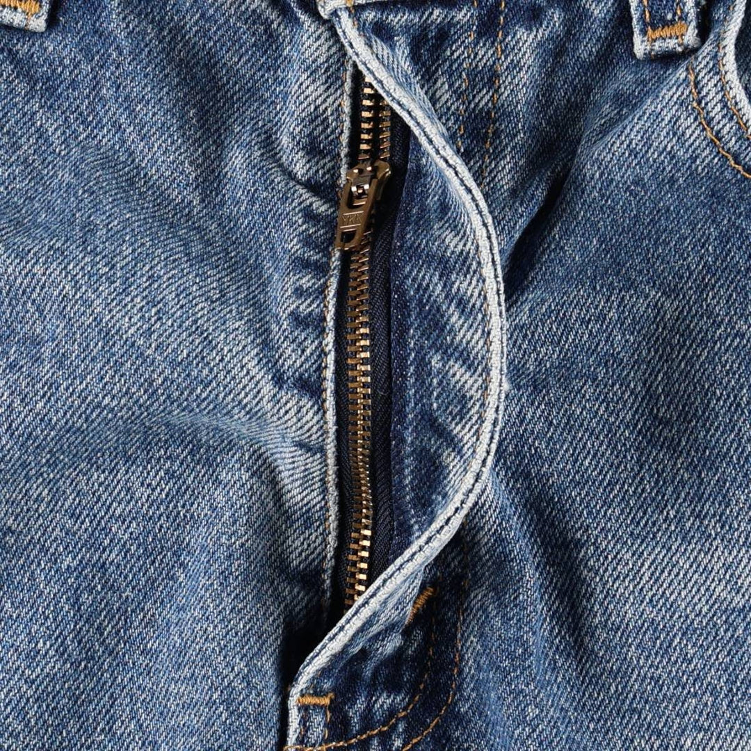 00'S Levi's 505 REGULAR FIT STRAIGHT LEG tapered denim pants for men, size w31 cotton blue type Vintage Second Hand