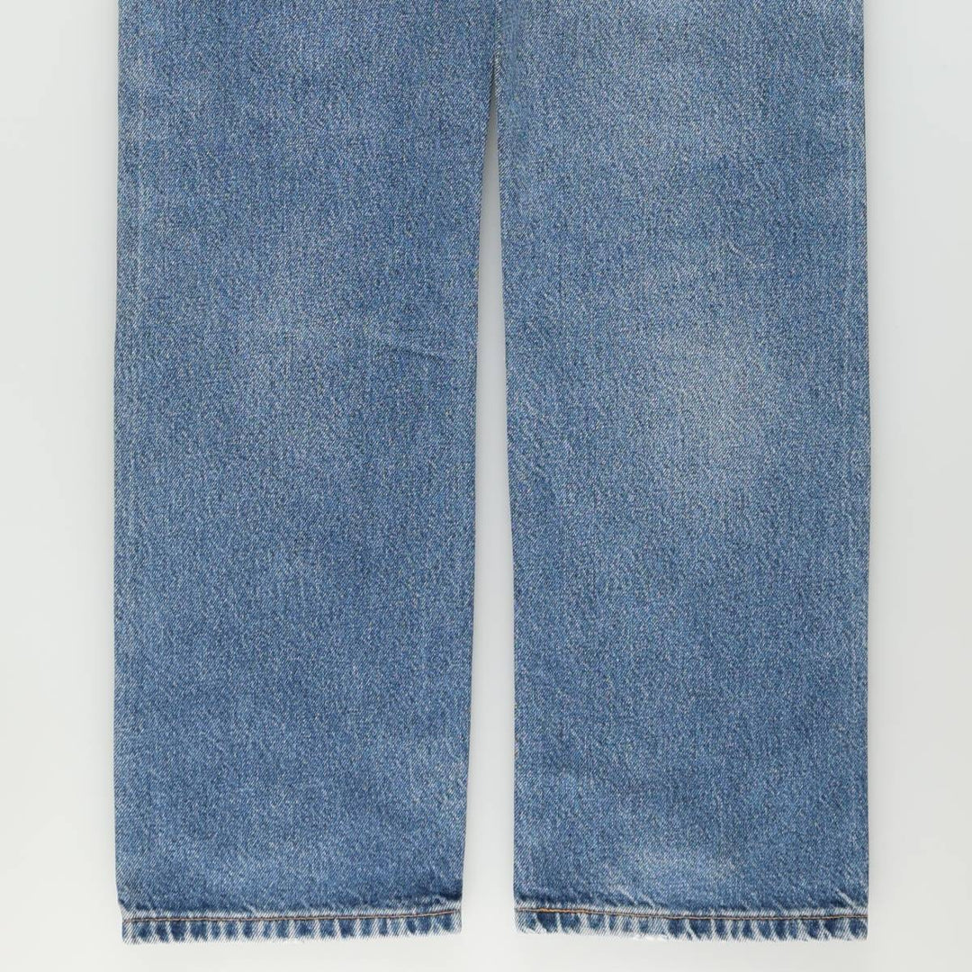 00'S Levi's 505 REGULAR FIT STRAIGHT LEG tapered denim pants for men, size w31 cotton blue type Vintage Second Hand