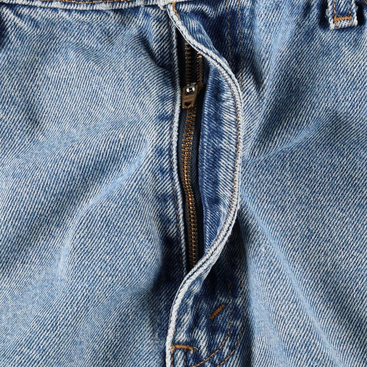 1990'S Levi's 505 Regular Fit Straight Leg Orange Tab Tapered Denim Pants, Made in Chile, Men's W35 (approx.) cotton blue type Vintage Second Hand