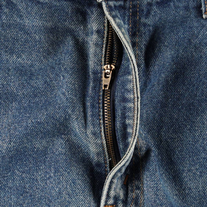 90'S Levi's 505 REGULAR FIT STRAIGHT LEG tapered denim pants for men, size w36, vintage cotton blue type Vintage Second Hand