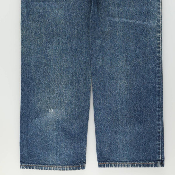 90'S Levi's 505 REGULAR FIT STRAIGHT LEG tapered denim pants for men, size w36, vintage cotton blue type Vintage Second Hand