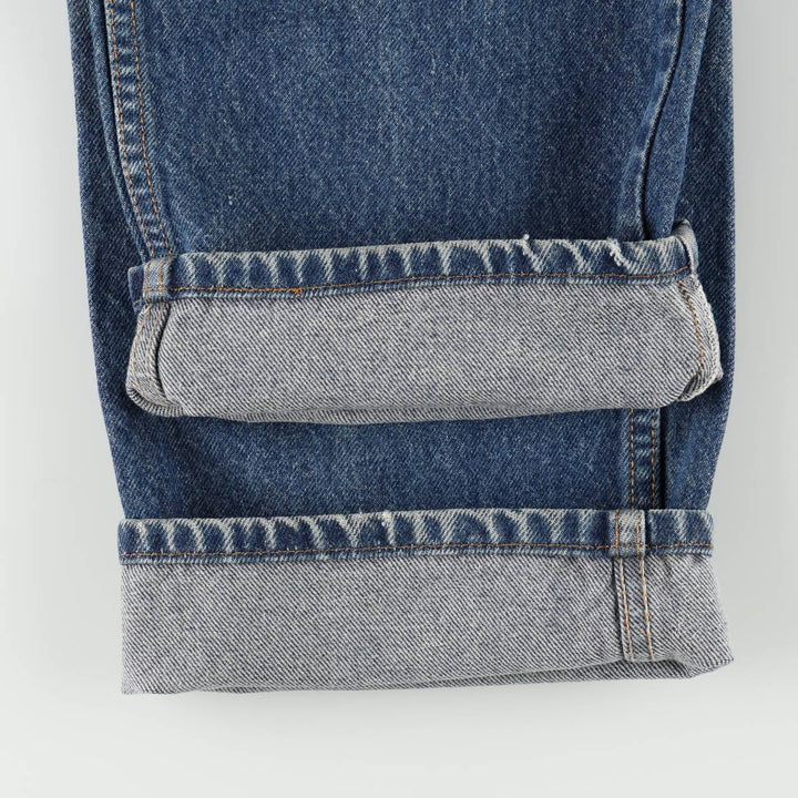 90'S Levi's 505 REGULAR FIT STRAIGHT LEG tapered denim pants for men, size w36, vintage cotton blue type Vintage Second Hand