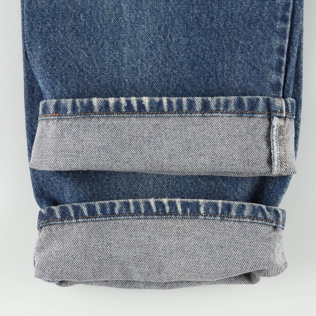 90'S Levi's 505 REGULAR FIT STRAIGHT LEG tapered denim pants for men, size w36, vintage cotton blue type Vintage Second Hand